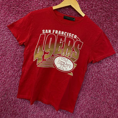 Junk Food NFL San Francisco 49ers Women Red Short Top XS
