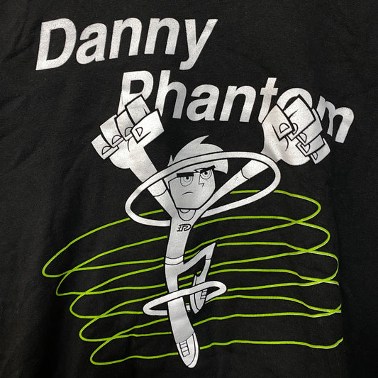 Nickelodeon Danny Phantom Ghost Zone Cartoon Crewneck Sweatshirt Large