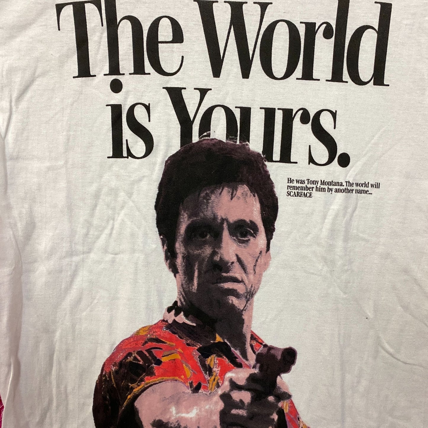 Scarface "The World is Yours" Graphic T-Shirt Small