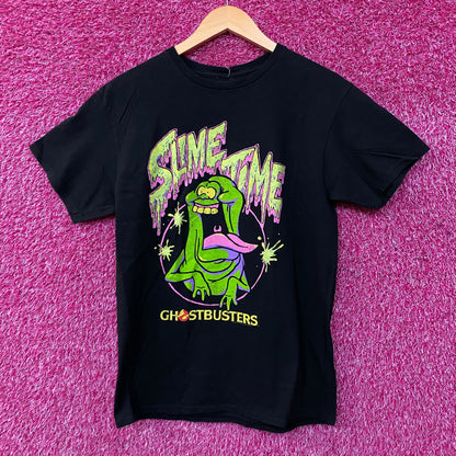 Junk Food Clothing Ghostbusters Slime Time Ghost Cartoon Graphic T-Shirt Medium