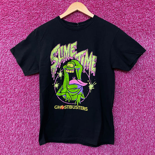 Junk Food Clothing Ghostbusters Slime Time Ghost Cartoon Graphic T-Shirt Medium