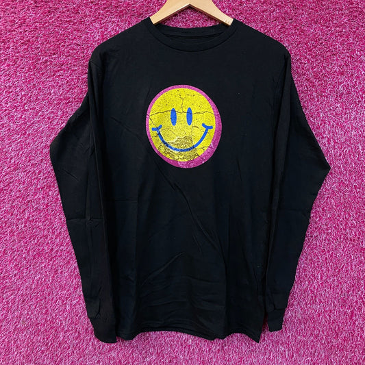 Fashion Nova Smiley Life's A Trip Long Sleeve T-Shirt Medium