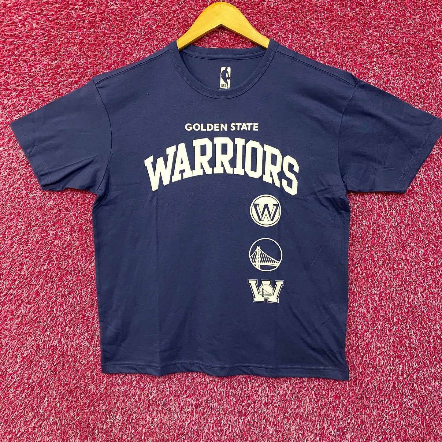 Golden State Warriors NBA Apparel Graphic Logo T-Shirt Small
