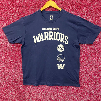 Golden State Warriors NBA Apparel Graphic Logo T-Shirt Small