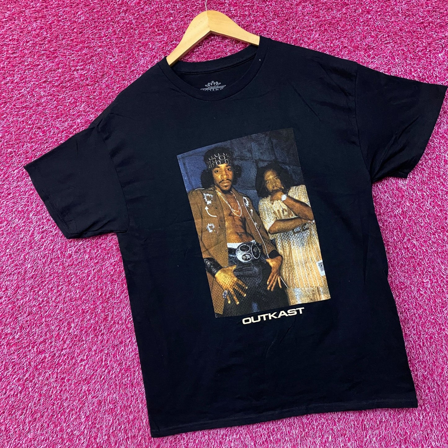 Outkast Hip-Hop Duo Andre 3000 & Big Boi T-Shirt Large