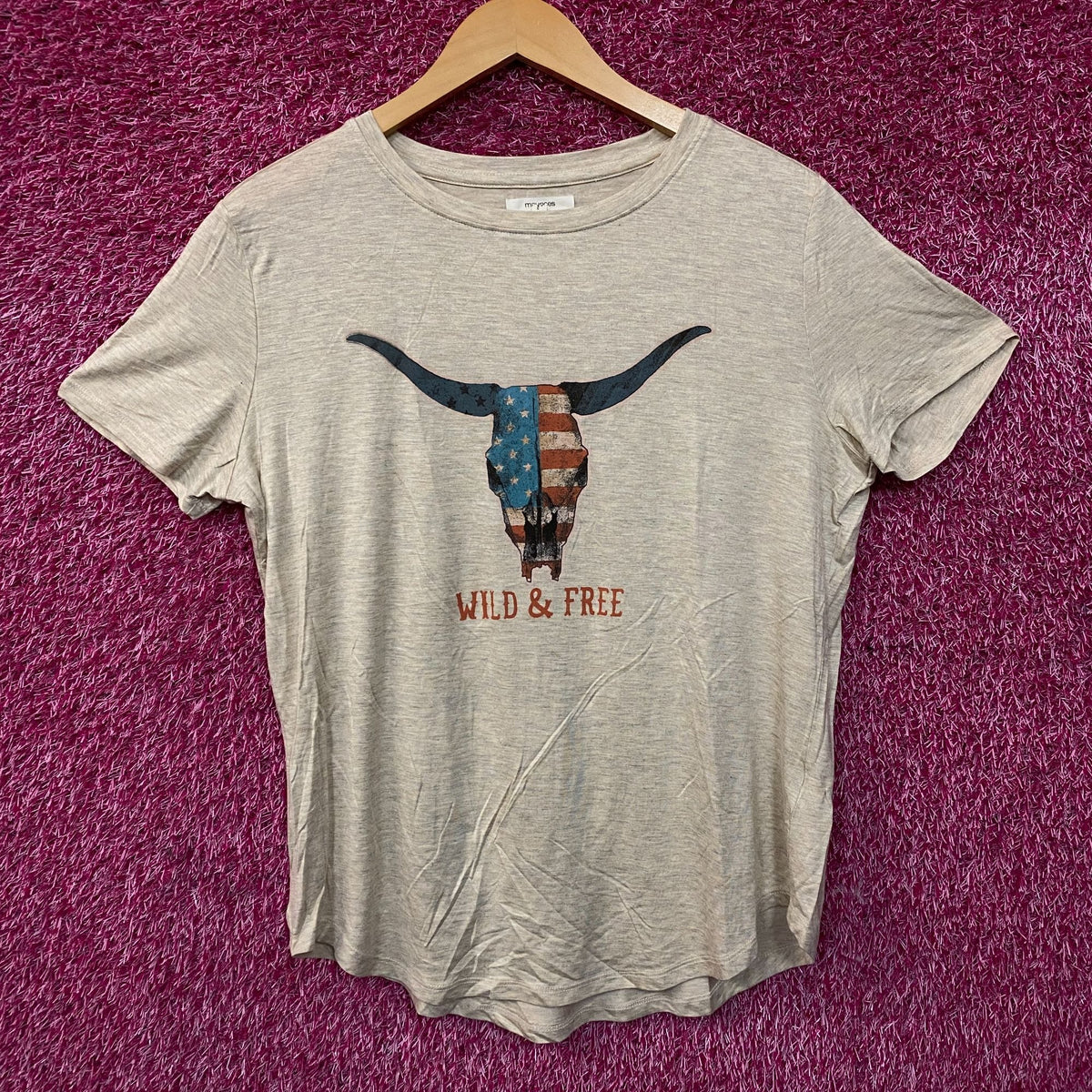 Maurices Americana Wild & Free Graphic T-Shirt Medium