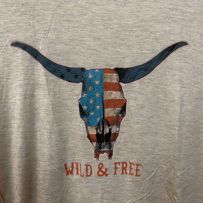 Maurices Americana Wild & Free Graphic T-Shirt Medium