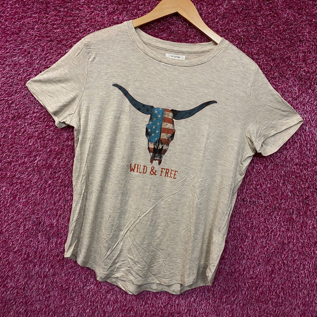 Maurices Americana Wild & Free Graphic T-Shirt Medium