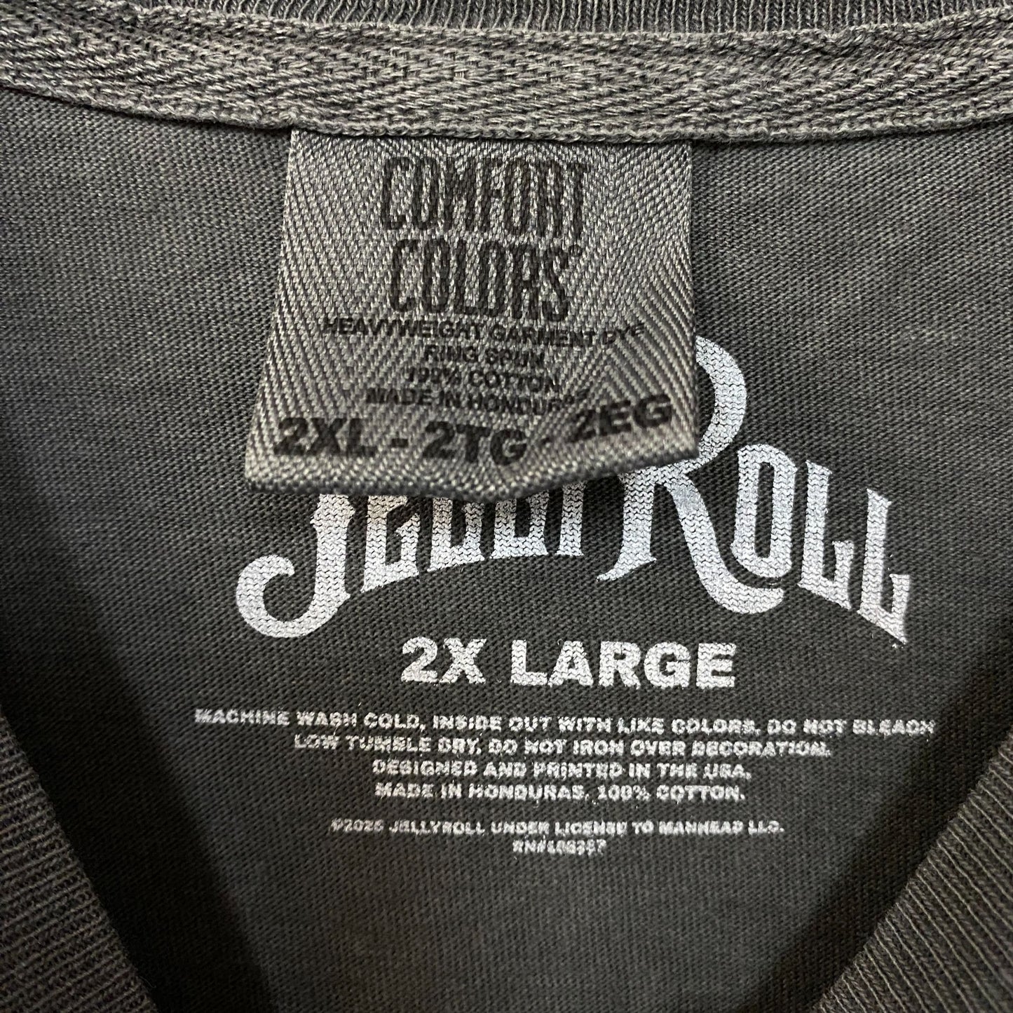 Jelly Roll The Beautifully Broken Tour 2025 Graphic Portrait T-Shirt 2XL