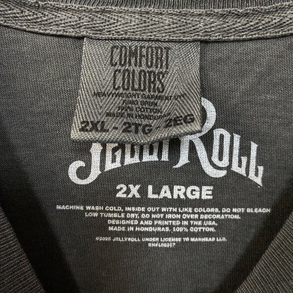 Jelly Roll The Beautifully Broken Tour 2025 Graphic Portrait T-Shirt 2XL