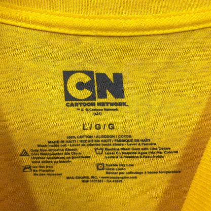 Cartoon Network Throwback Logo & Character Collage T-Shirt L