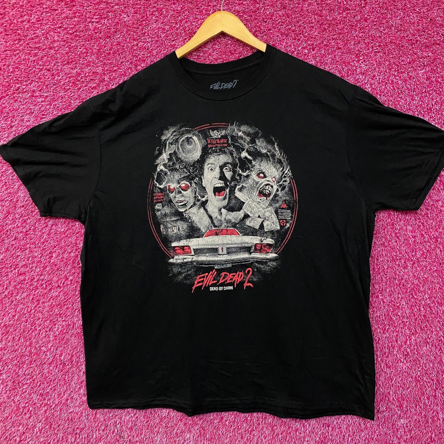 The Evil Dead 2 Dead by Dawn Movie Poster T-Shirt 3X