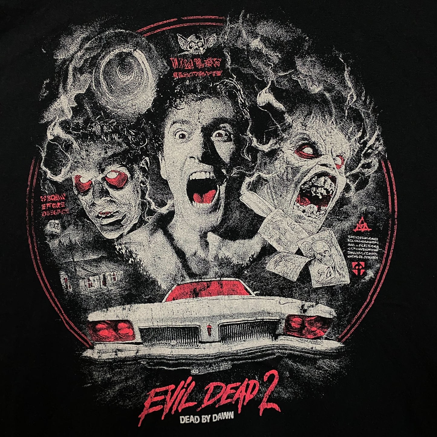 The Evil Dead 2 Dead by Dawn Movie Poster T-Shirt 3X