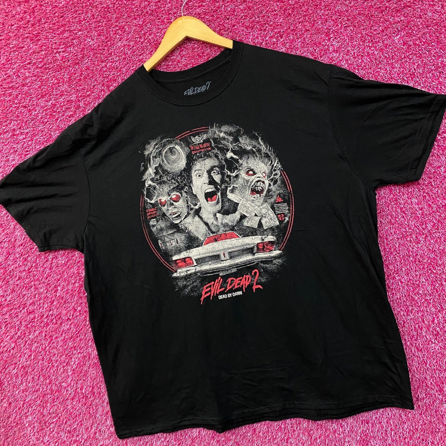 The Evil Dead 2 Dead by Dawn Movie Poster T-Shirt 3X