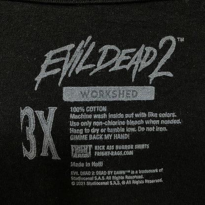 The Evil Dead 2 Dead by Dawn Movie Poster T-Shirt 3X