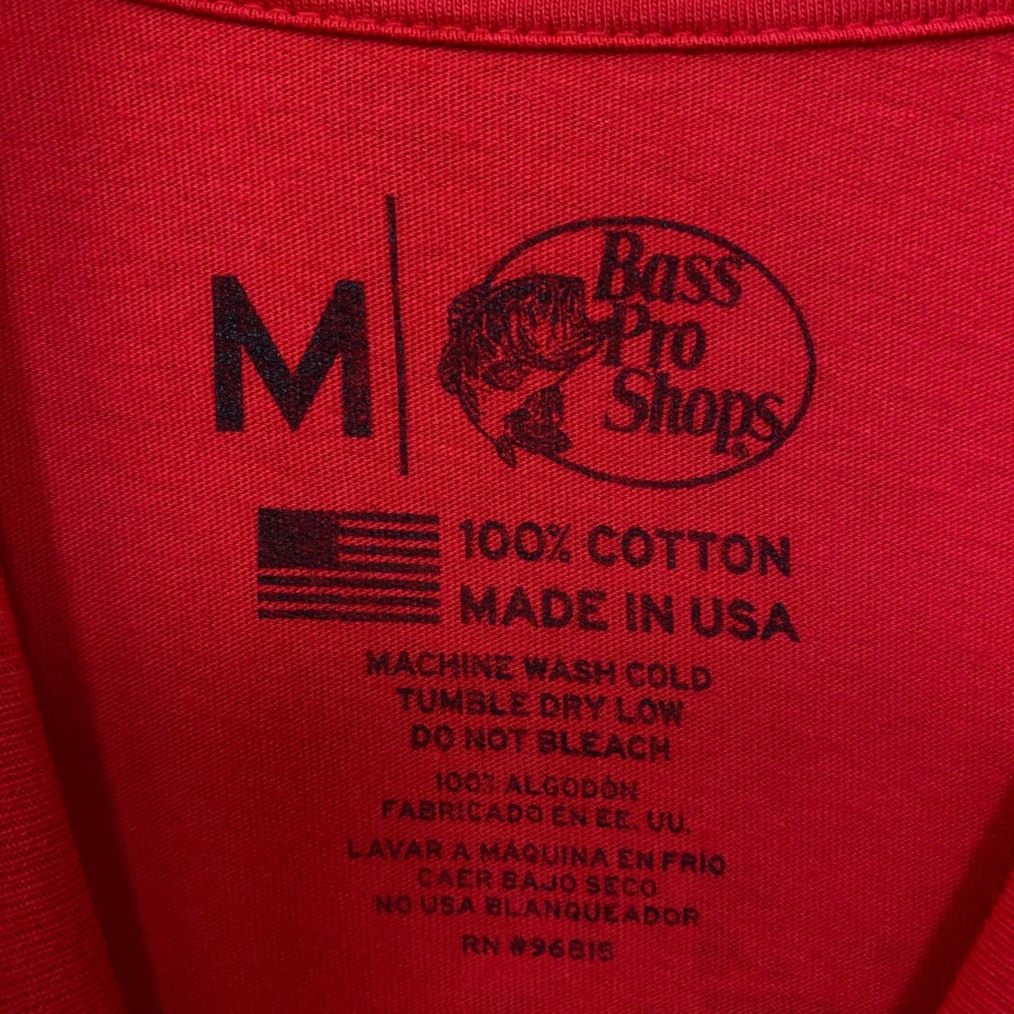 Bass Pro Shops "We Salute You" Graphic T-Shirt Medium
