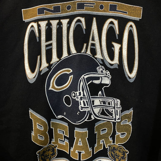 Junk Food Clothing NFL Chicago Bears Helmet Flea Market Crew sweatshirt XXL