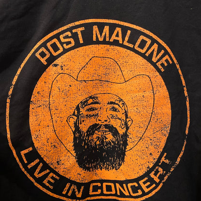 Post Malone Live In Concert Brown Crewneck Sweater size Medium