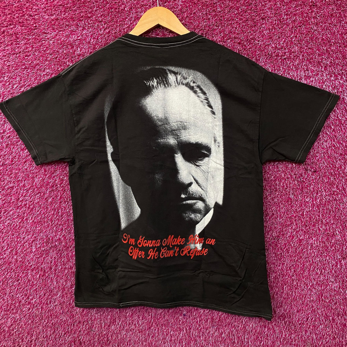 The Godfather Don Corleone Graphic T-Shirt Medium
