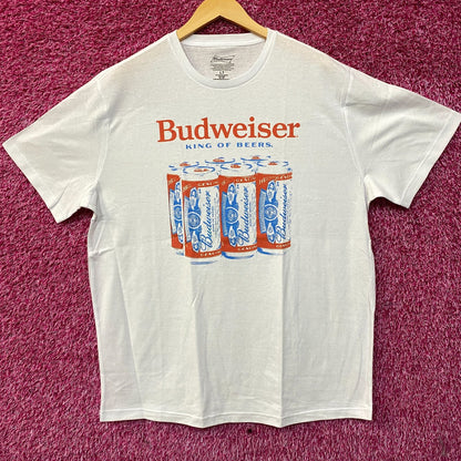 Brew City Apparel Budweiser Six Pack Graphic T-Shirt Large