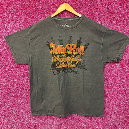 Jelly Roll Beautifully Broken Graphic Album T-shirt Large