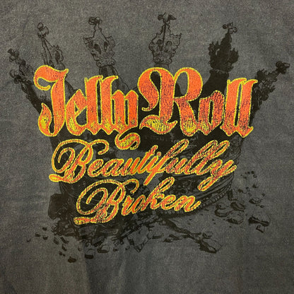 Jelly Roll Beautifully Broken Graphic Album T-shirt Large