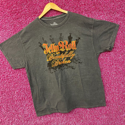 Jelly Roll Beautifully Broken Graphic Album T-shirt Large