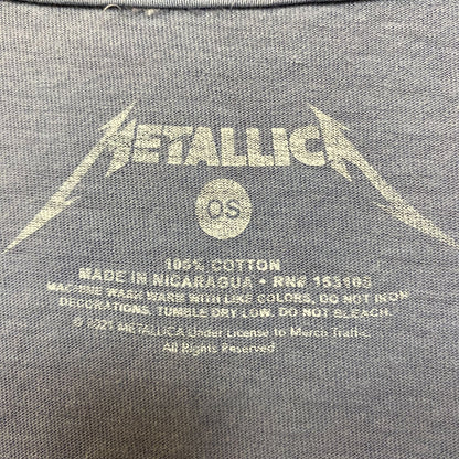 Metallica Live in Concert 92 Distressed Heavy Metal Tee O/S