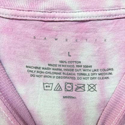 Saweetie Icy Wifey tiedye rap tee size Large