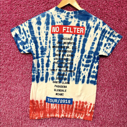 The Rolling Stones 2019 No Filter Tour Rock USA Tie Dye S