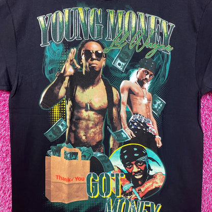Lil Wayne Young Money Thank You Got Money T-Shirt Large