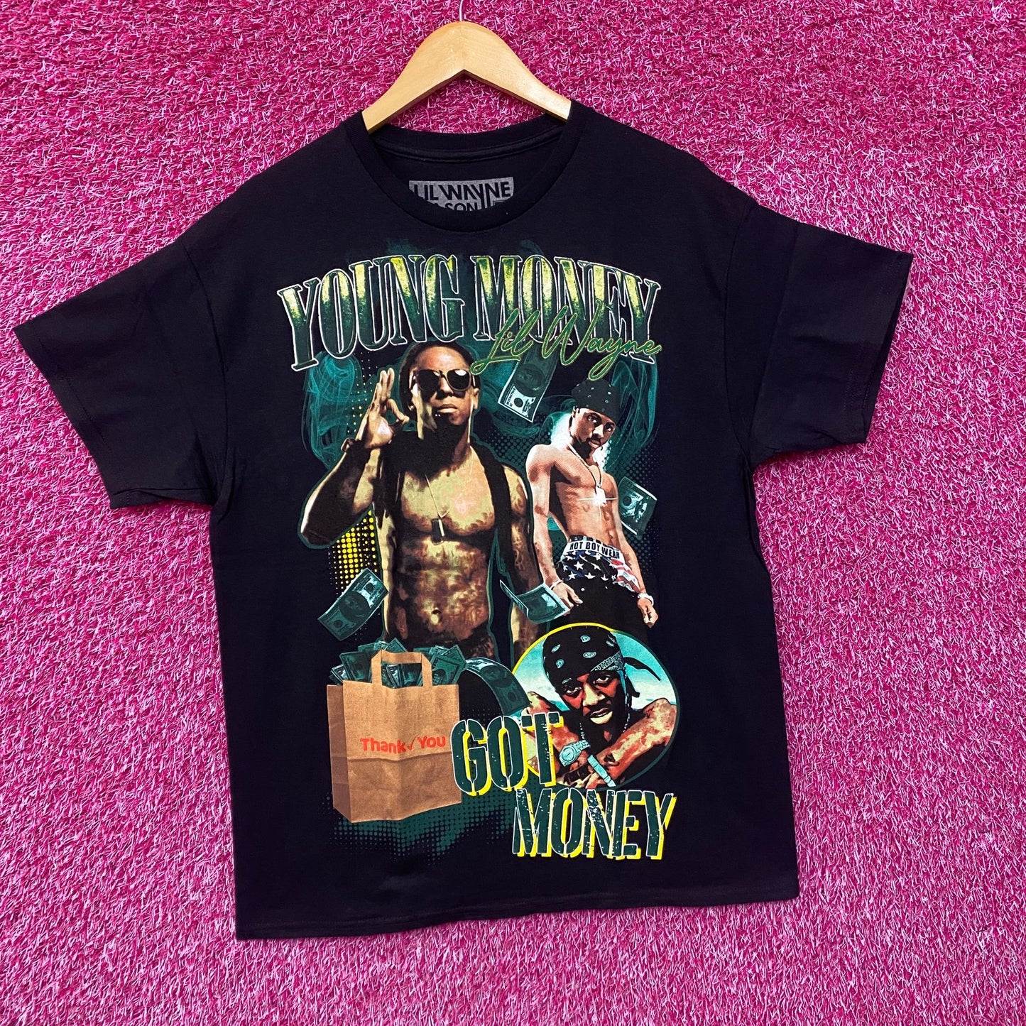 Lil Wayne Young Money Thank You Got Money T-Shirt Large
