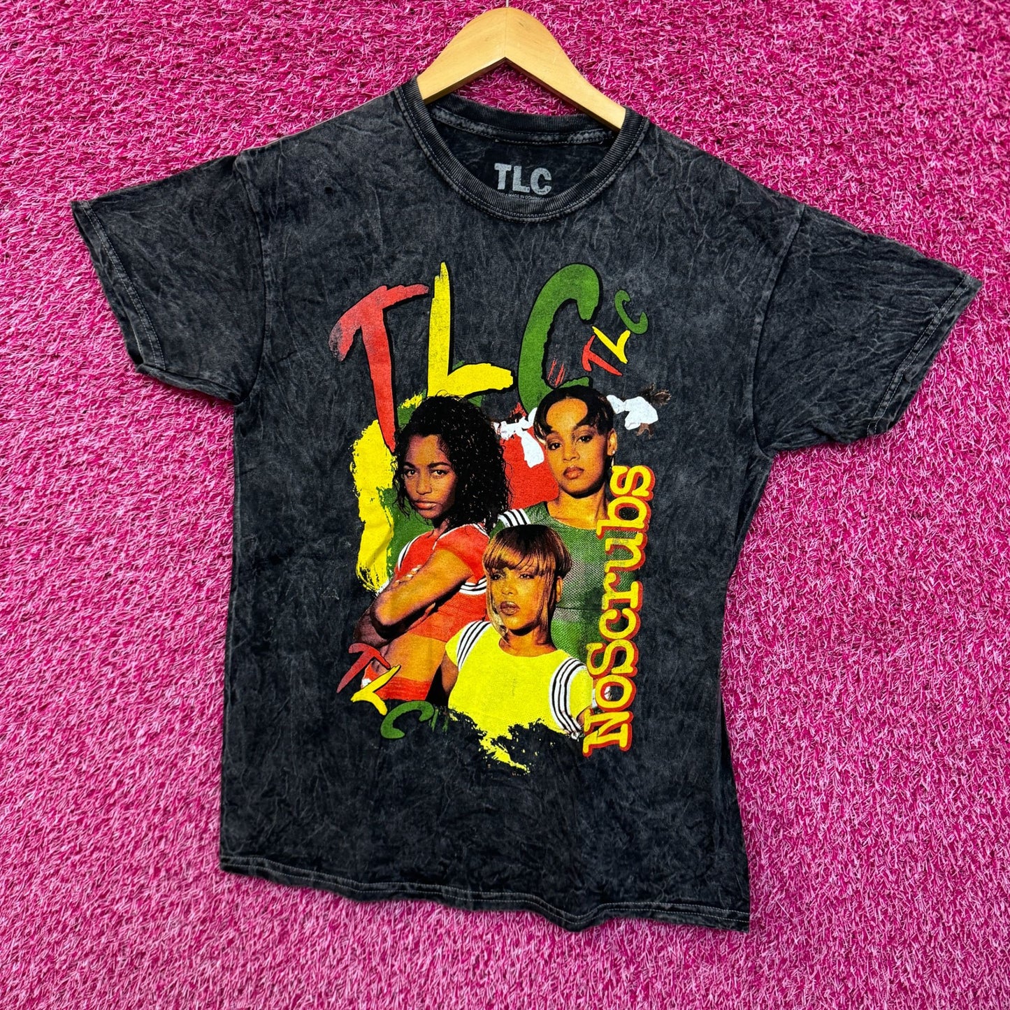 TLC No Scrubs Fan Mail Album Art Poster Soul Girl Band Tee M