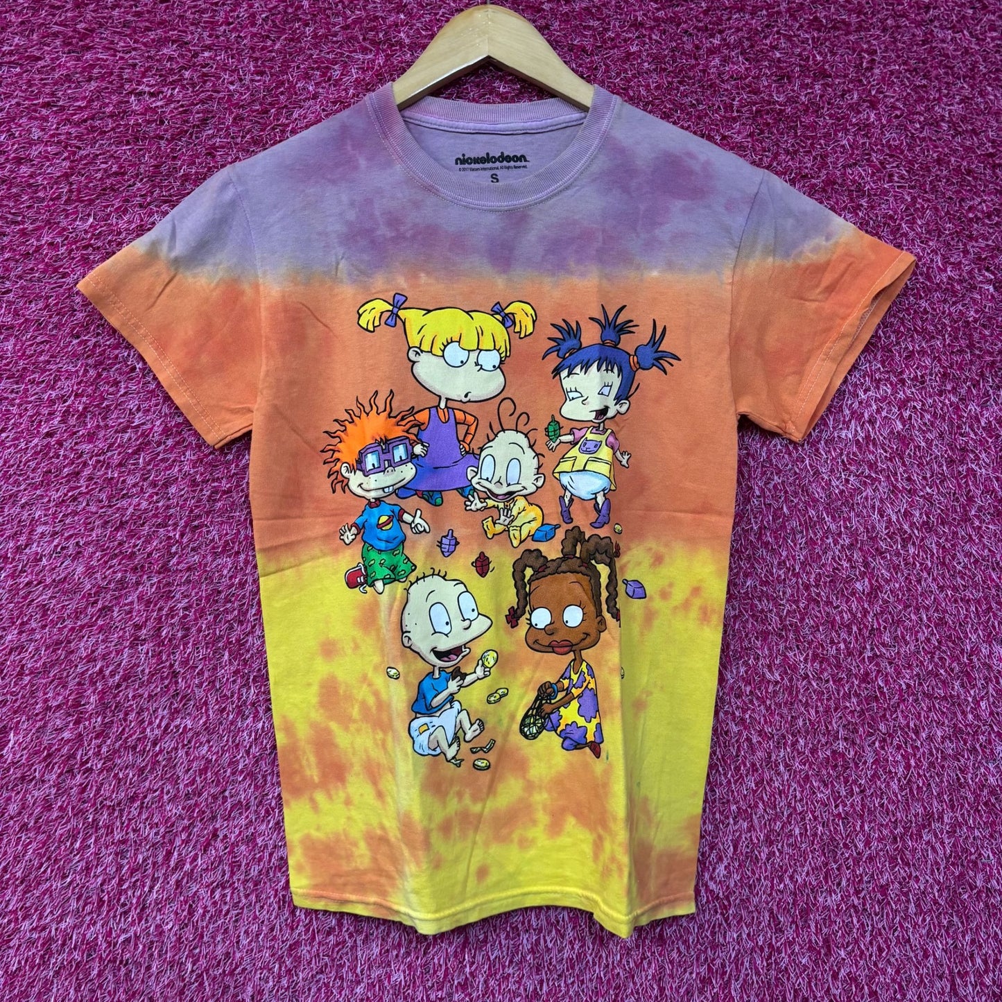 Nickelodeon Rugrats Animates Series Tie Dye T-Shirt Small
