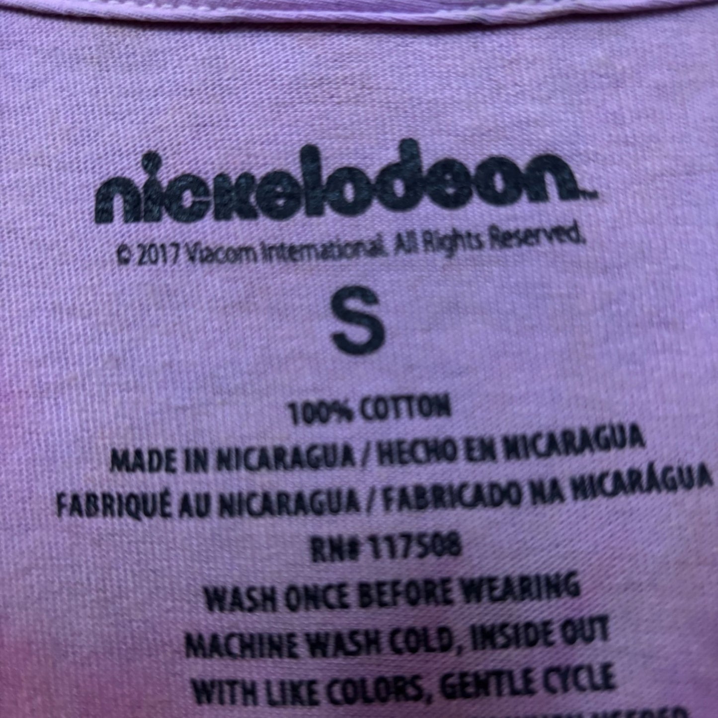 Nickelodeon Rugrats Animates Series Tie Dye T-Shirt Small