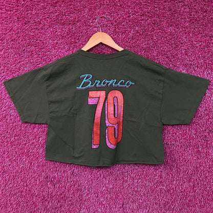 Junk Food Clothing Ford Bronco Off Road Ready Flea Market Women's Crop Tee Medium