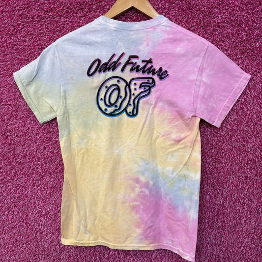 Odd Future Donut Logo tiedye Tee size small