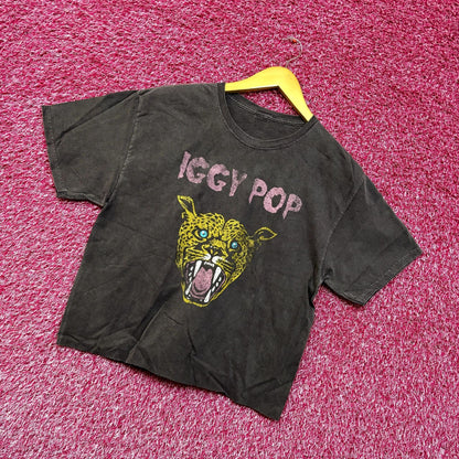 Iggy Pop Real Wild Child Punk Rock Crop Top L