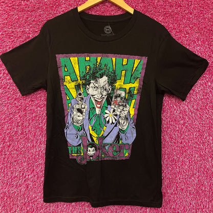 DC Batman The Joker Laughing T Shirt Small