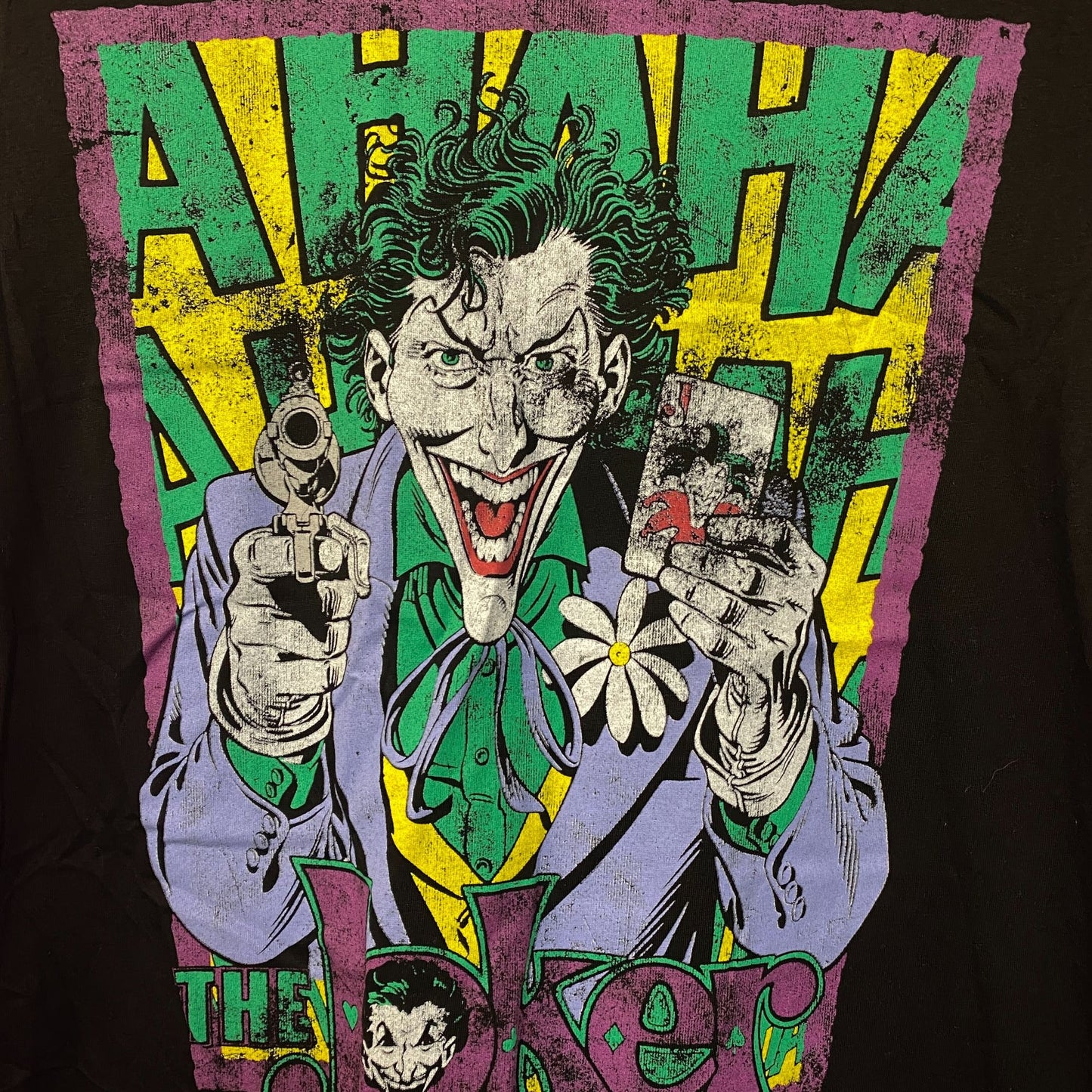 DC Batman The Joker Laughing T Shirt Small