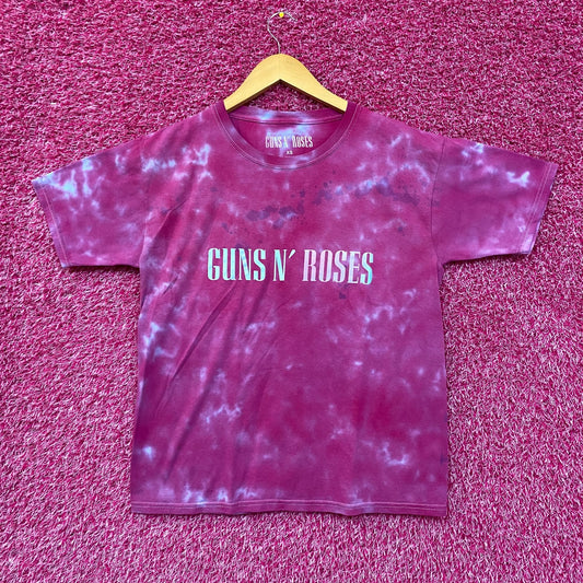 Guns N’ Roses Logo Rock Tie Dye Tshirt size Extra Small