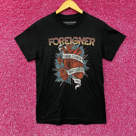 Foreigner I Want to Know What Love Is 1984 Rock Band T-Shirt Small