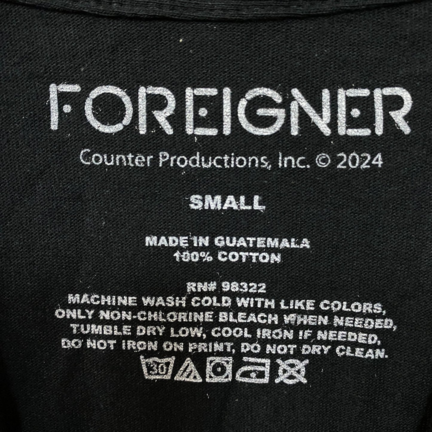 Foreigner I Want to Know What Love Is 1984 Rock Band T-Shirt Small