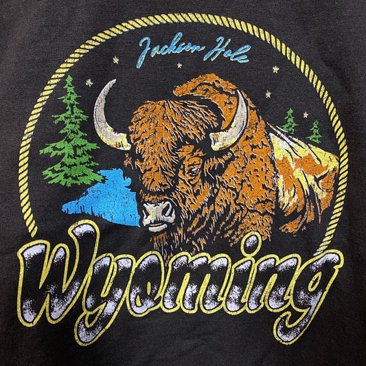 Junk Food Clothing Wyoming Bison Graphic Crewneck Sweatshirt XS