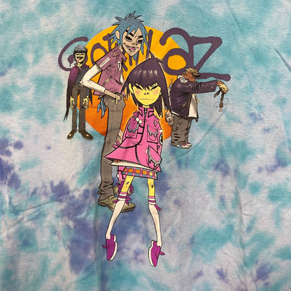 The Gorillaz Phase 1 Celebrity Take Down Rock Tie Dye 3X