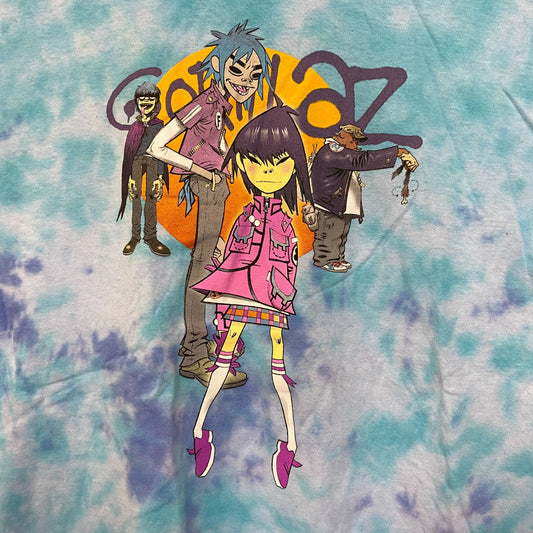 The Gorillaz Phase 1 Celebrity Take Down Rock Tie Dye 3X