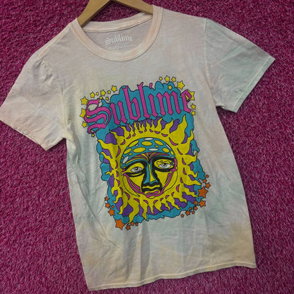 Sublime 40 oz to Freedom Celestial Rock Tie Dye Womens Top M