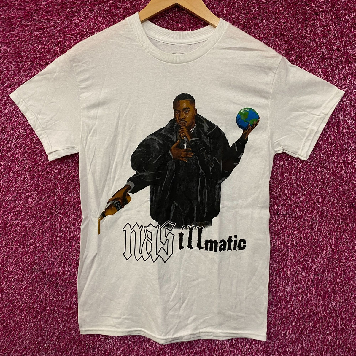 Nas 30 Years of Illmatic Graphic T-Shirt Small