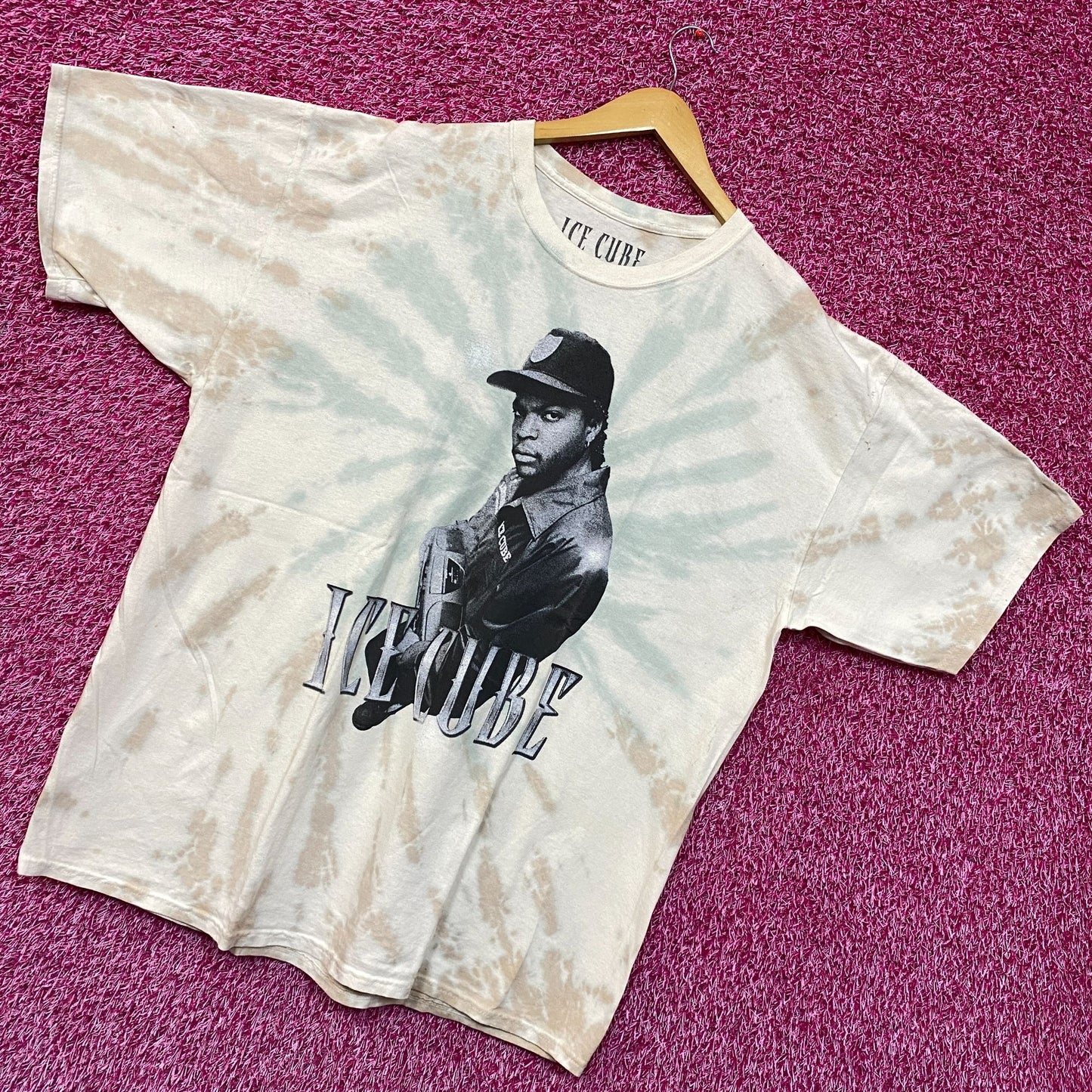 Ice Cube AmeriKKKas Most Wanted Oversized Rap Tie Dye XL