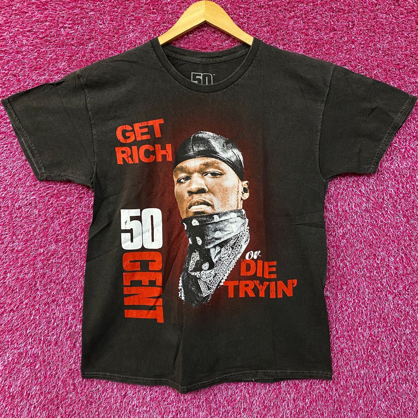 50 Cent Get Rich or Die Tryin T-Shirt Medium